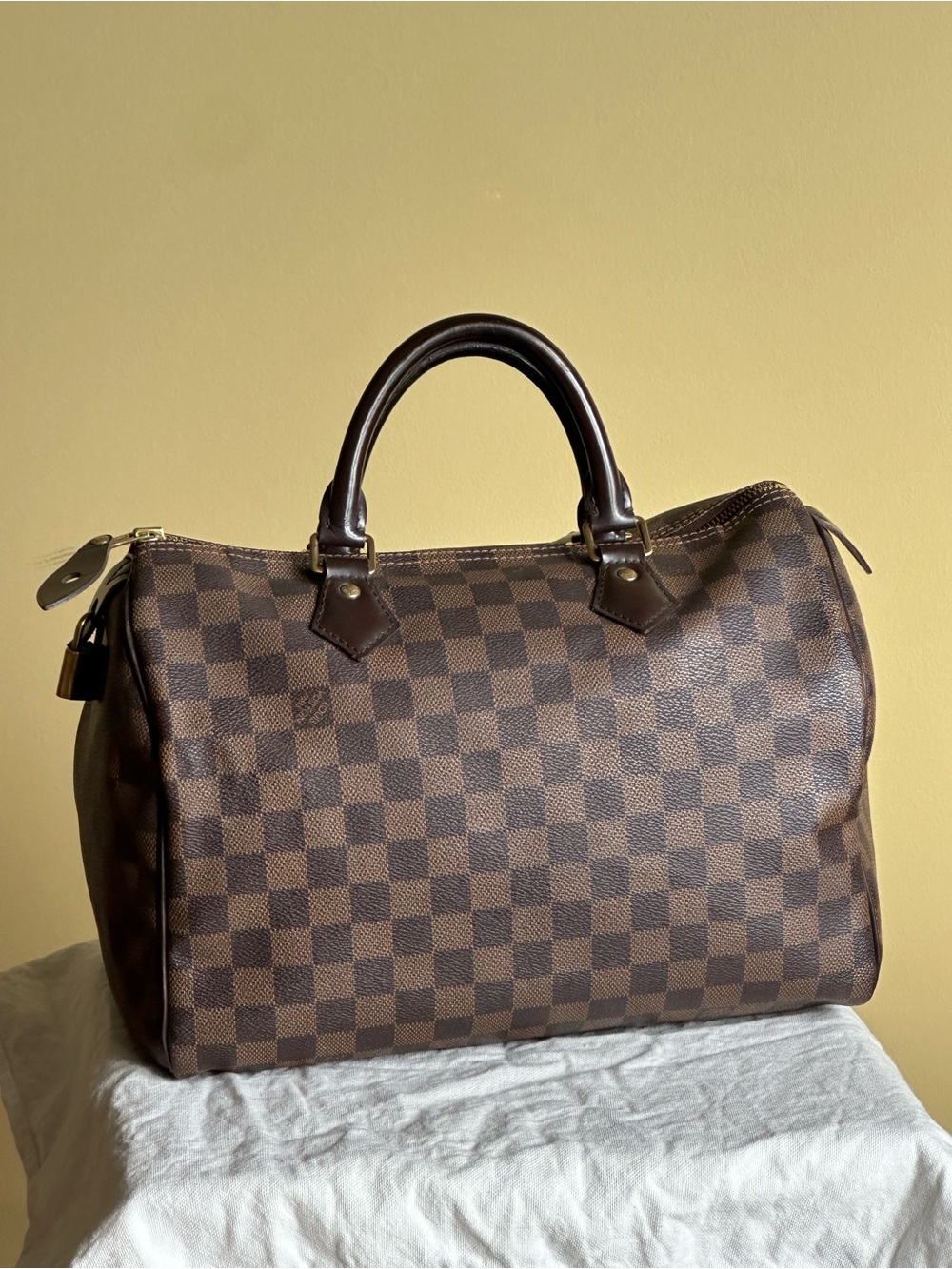 Louis Vuitton Speedy 30 Damier Ebene Bag